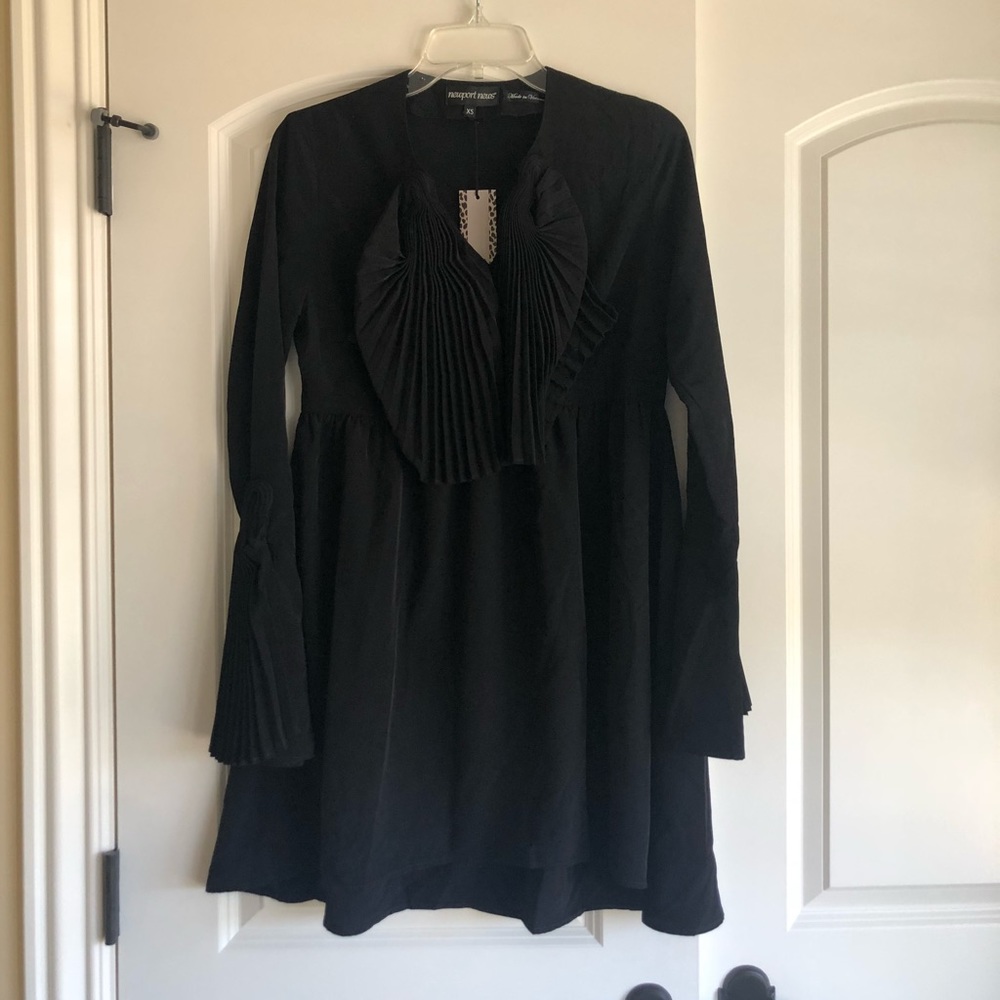 Brand new with tags, black tunic with ruching